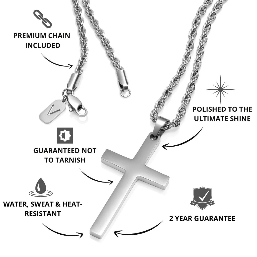 Cross Pendant | Silver - Image 3