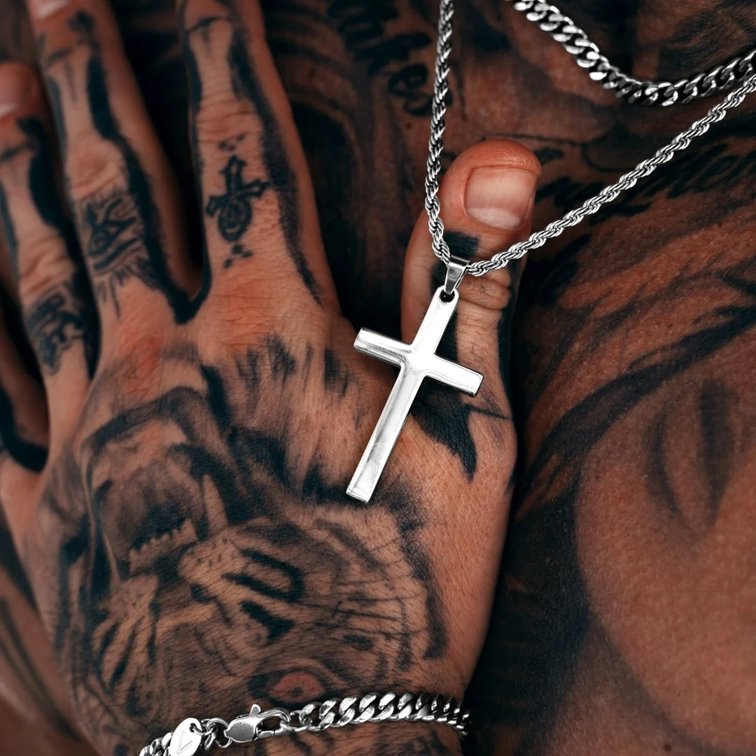 Cross Pendant | Silver - Image 4