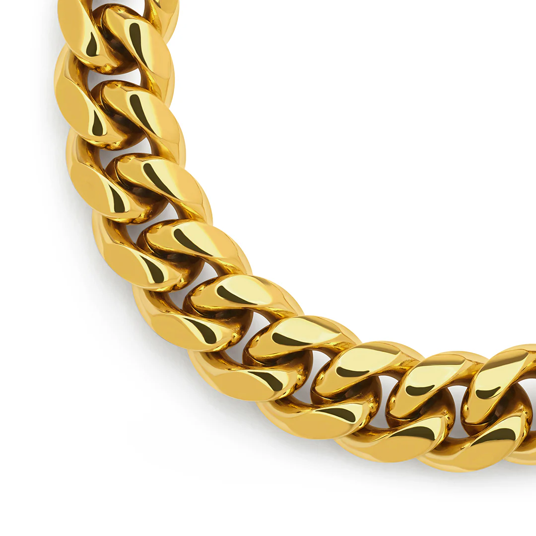 Cuban Bracelet Gold | 12mm - Image 6