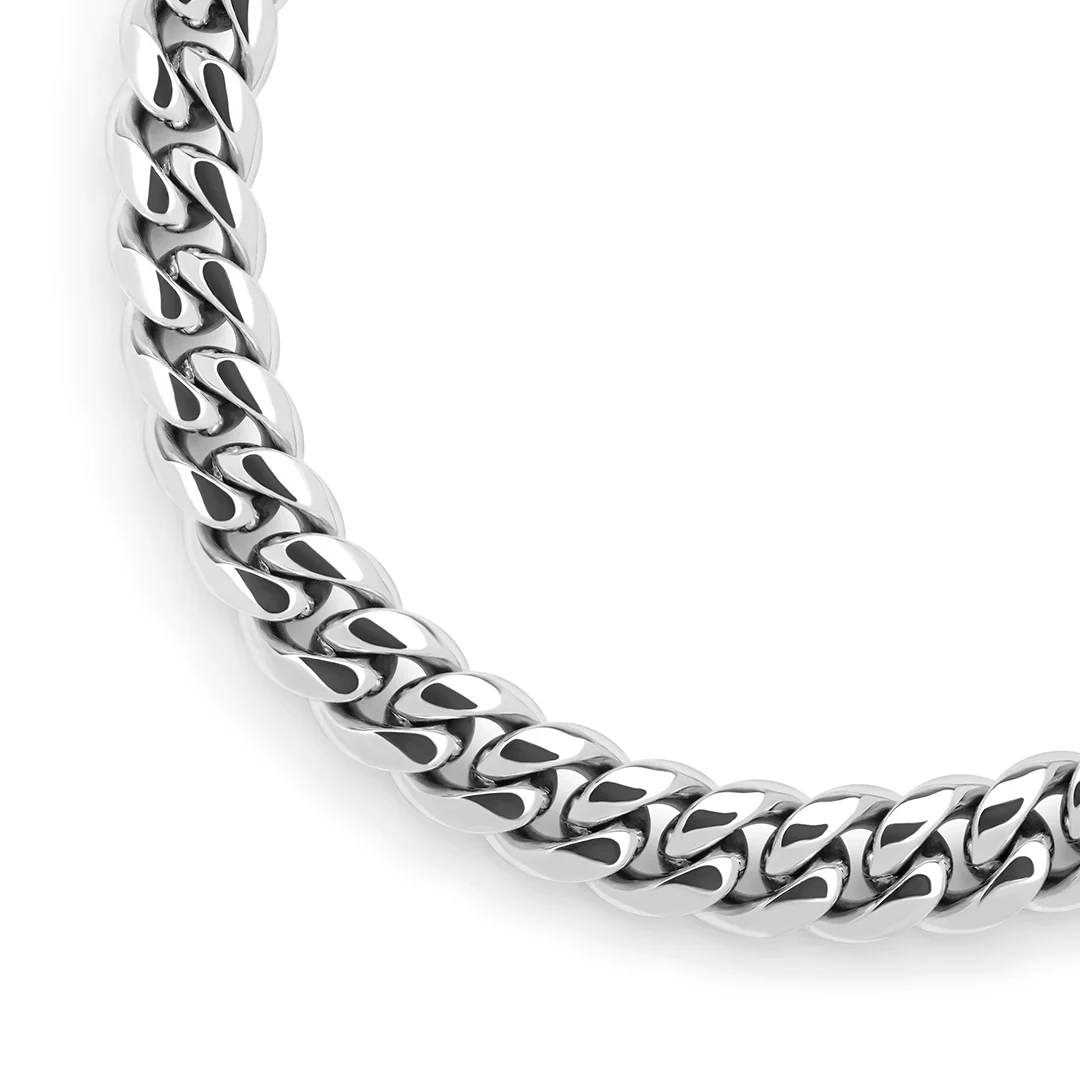 Cuban Bracelet Silver | 8mm - Image 6