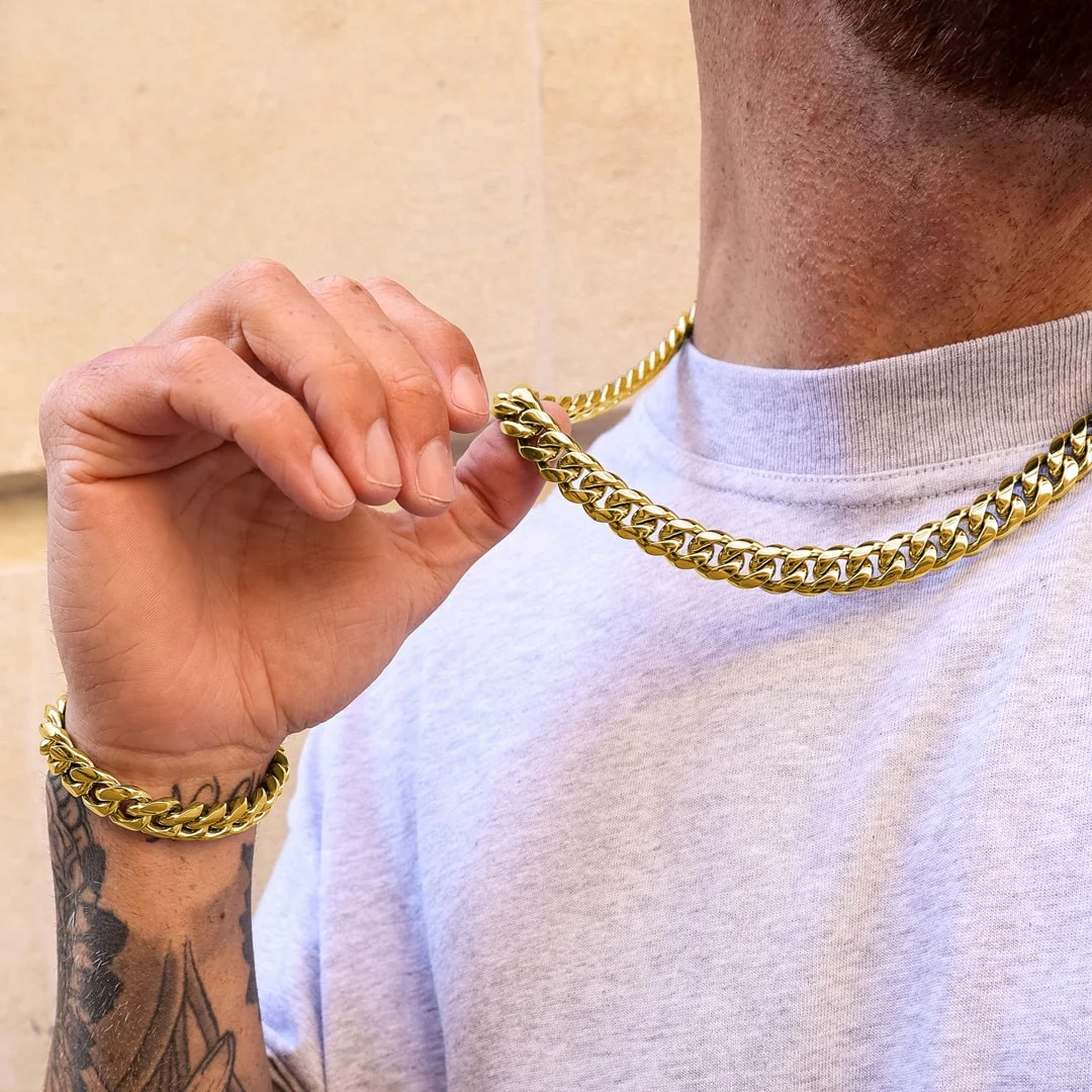 Cuban Chain Gold | 12mm - Image 5
