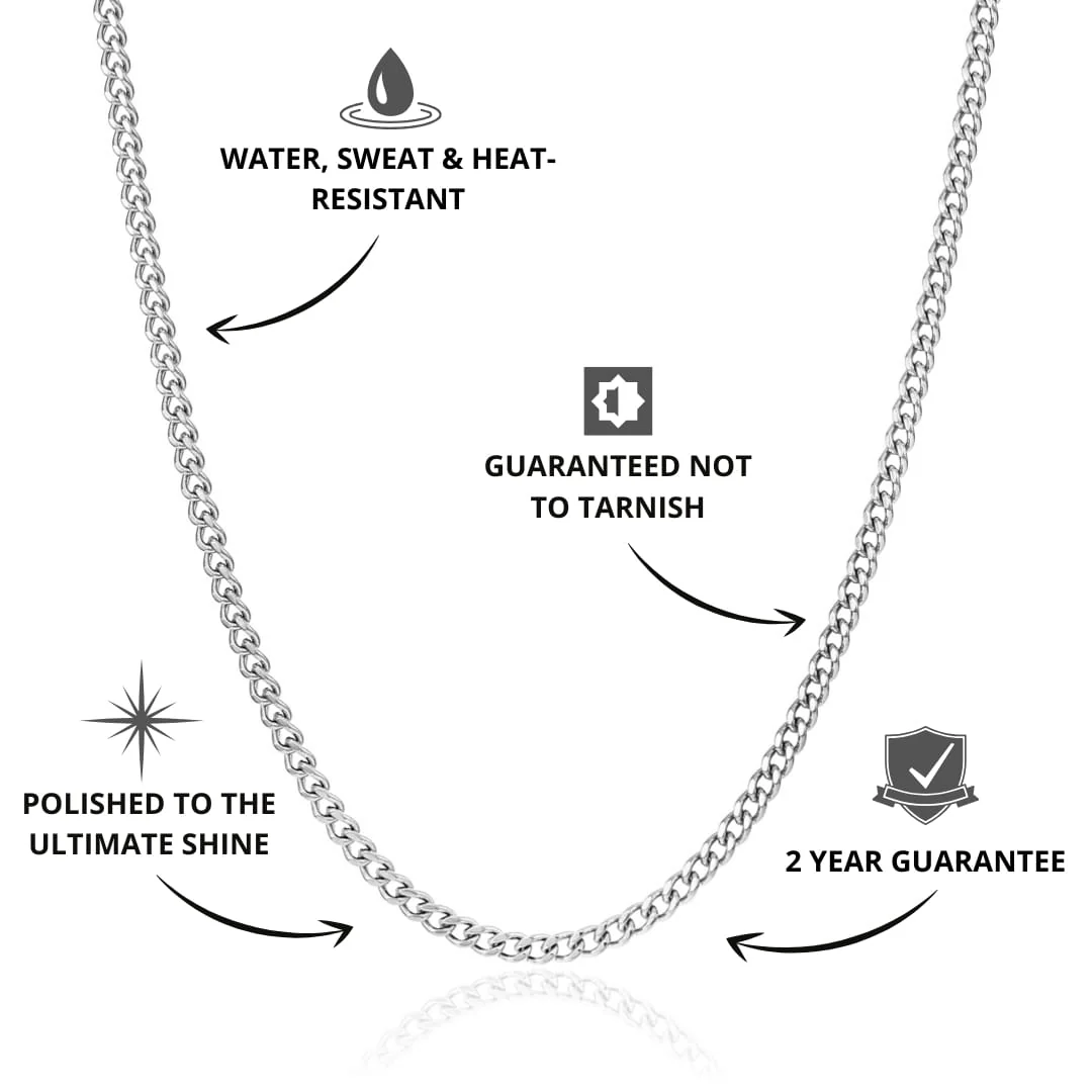 Curb Chain Silver | 2mm - Image 4