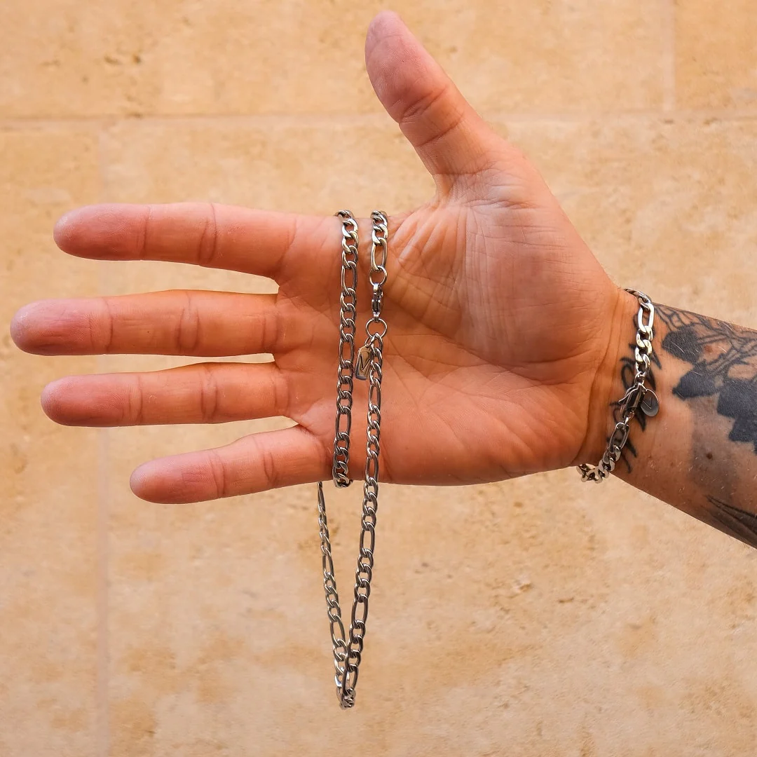 Figaro Bracelet Silver | 5mm - Image 4
