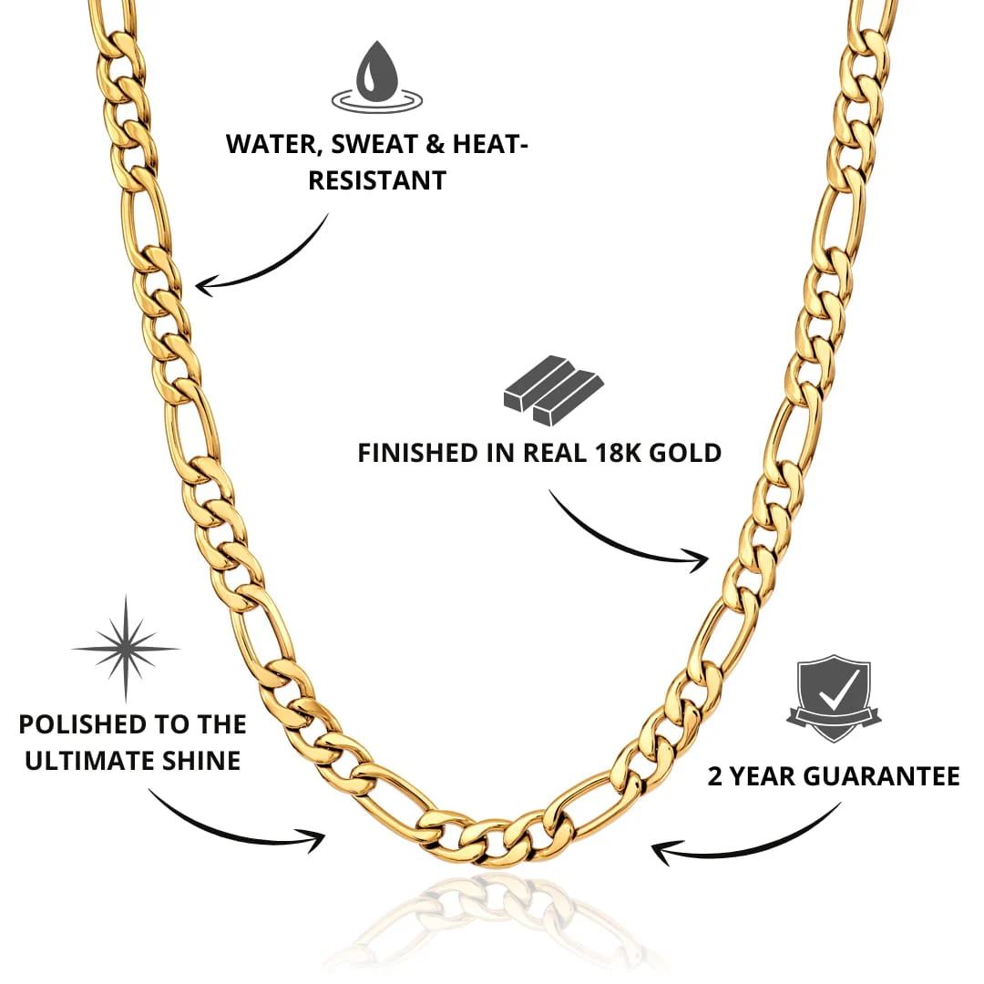 Figaro Chain Gold | 5mm - Image 3