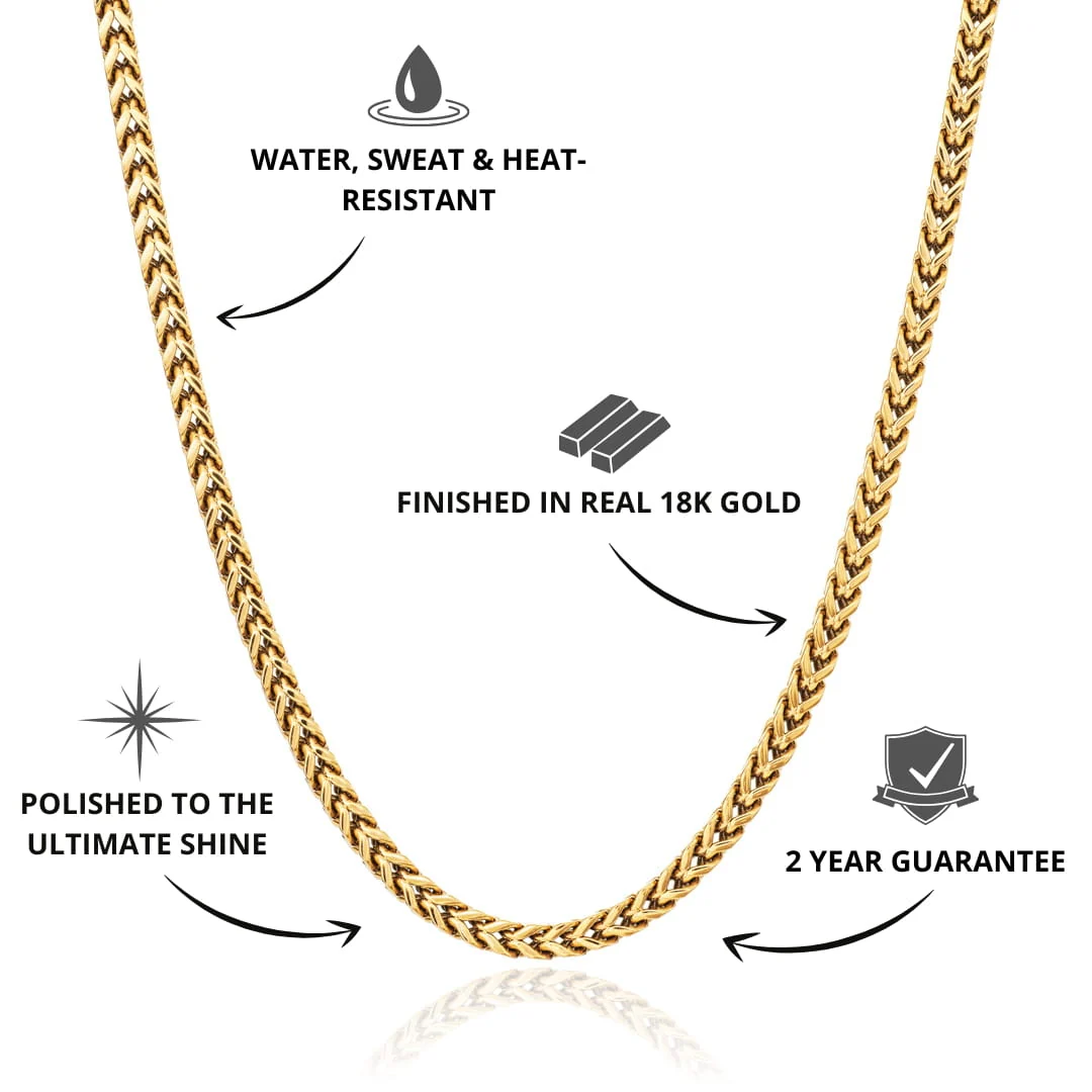 Franco Chain Gold | 3mm - Image 3