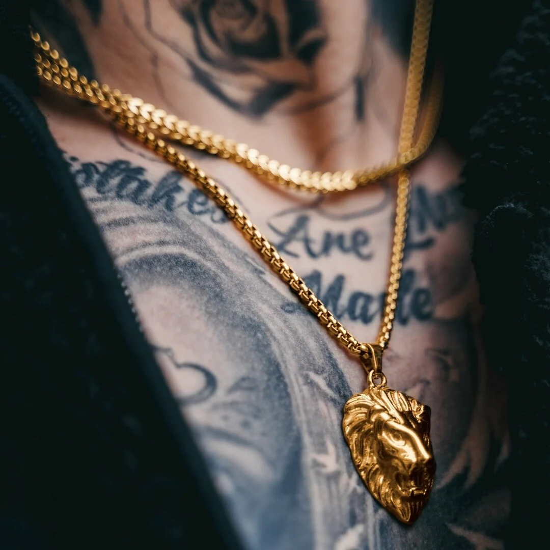 Lion Pendant | Gold - Image 6