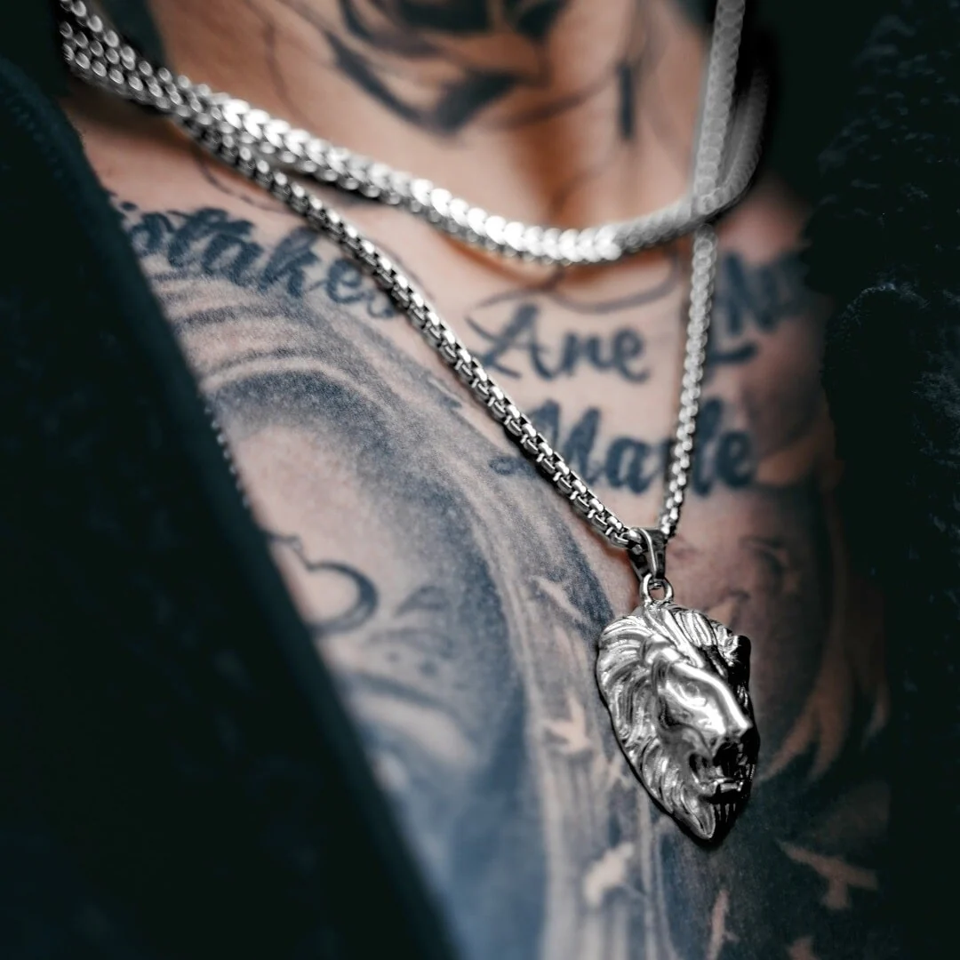 Lion Pendant | Silver - Image 6