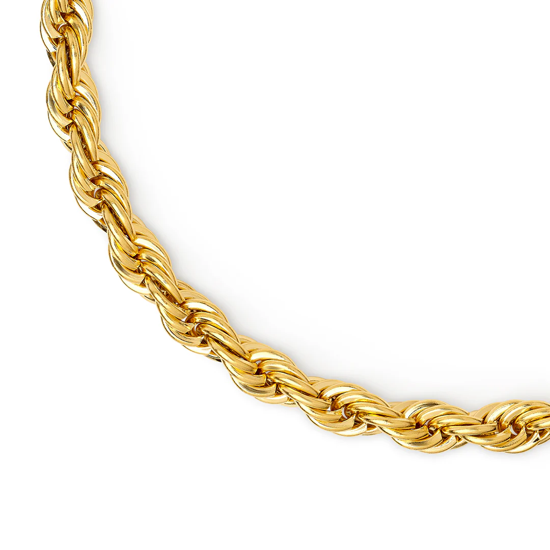 Rope Bracelet Gold | 5mm - Image 6