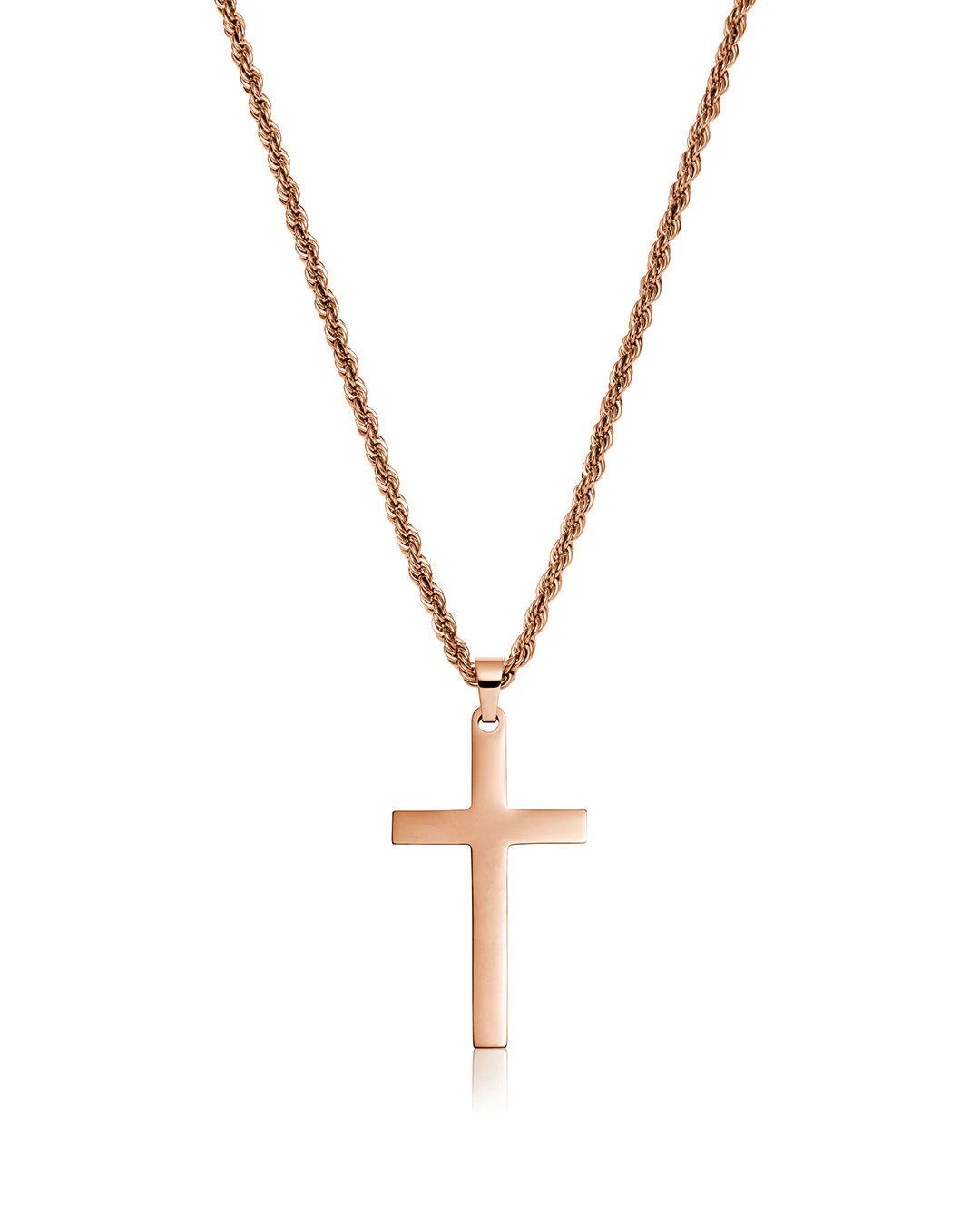 Cross Pendant | Rose Gold - Image 3