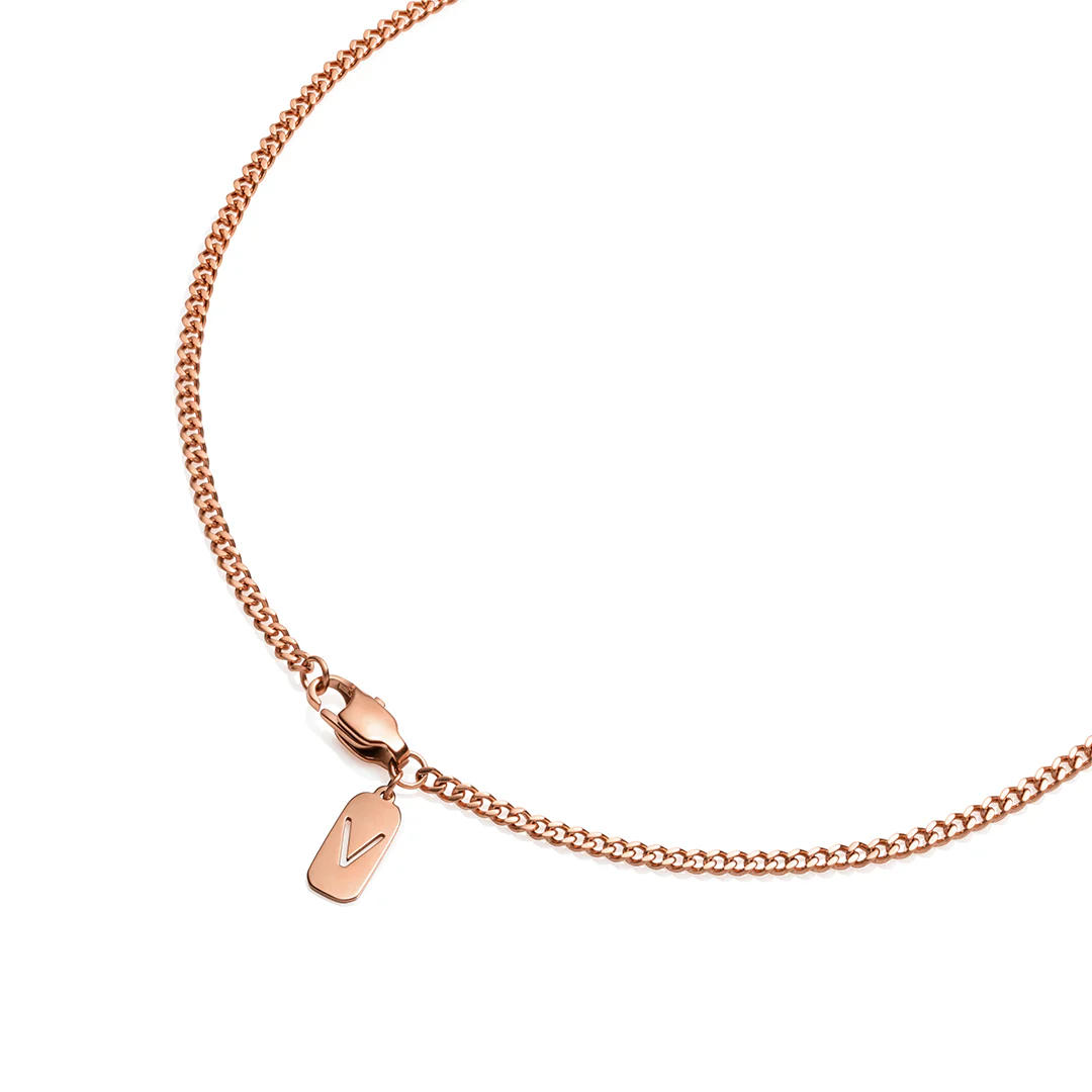 Curb Chain Rose Gold | 2mm - Image 3